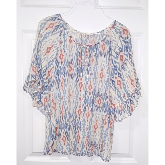 Love Stitch Tops - Love Stitch Boho Blouse